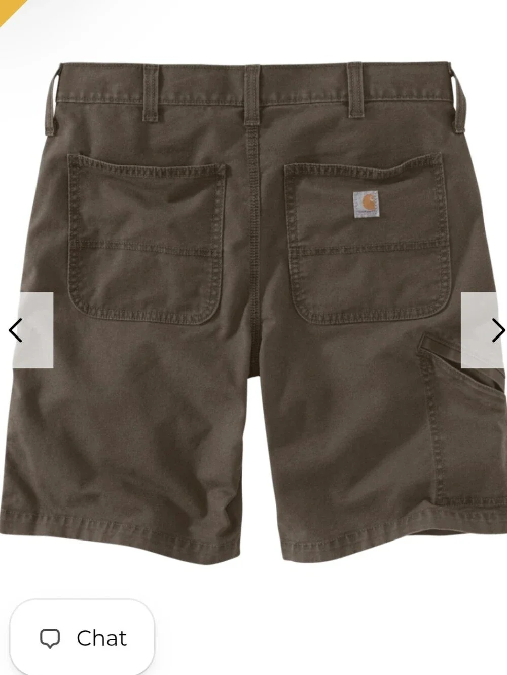 Carhartt Men's Olive Work Shorts - Classic Utility Style